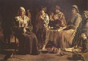 Louis Le Nain Peasant Family in an Interior (mk05) oil painting reproduction
